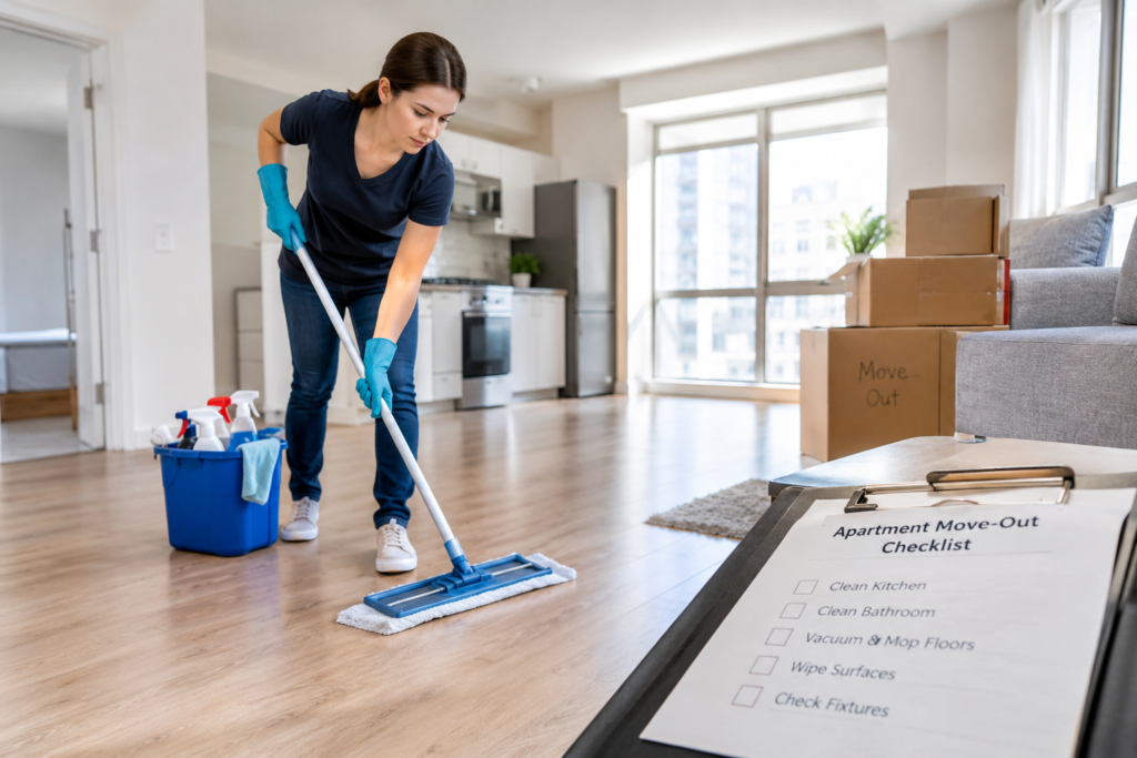 Does a Tenant Have to Professionally Clean an Apartment Before Moving Out?