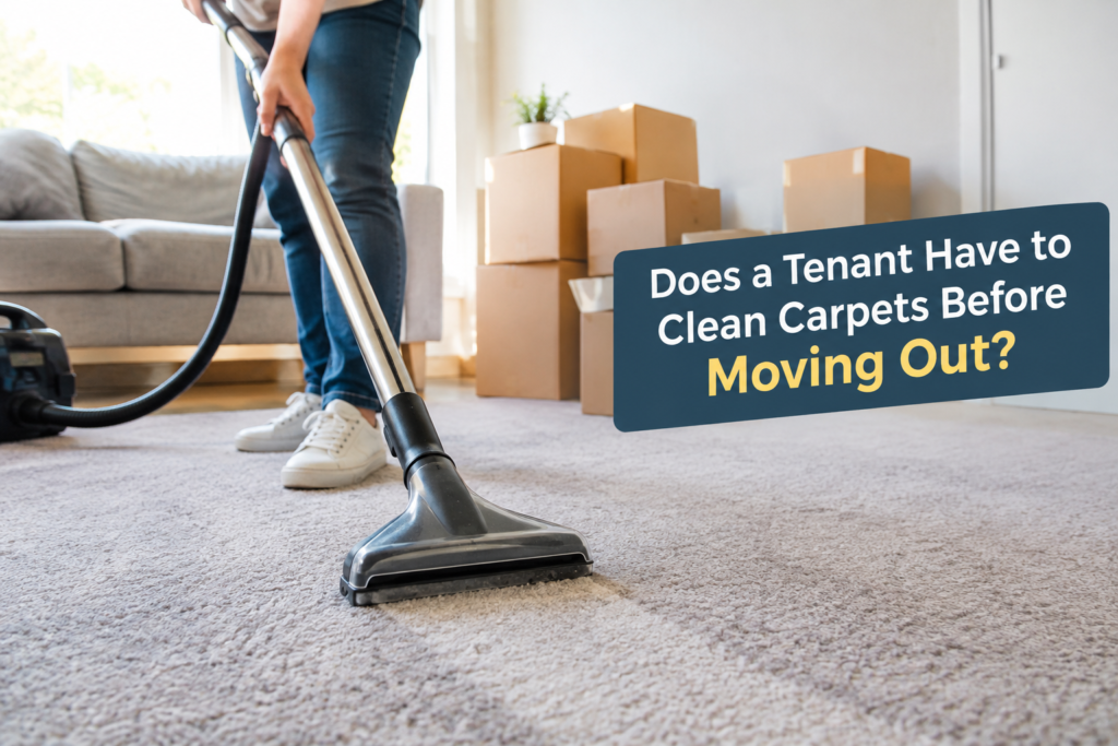 Does a Tenant Have to Clean Carpets Before Moving Out?