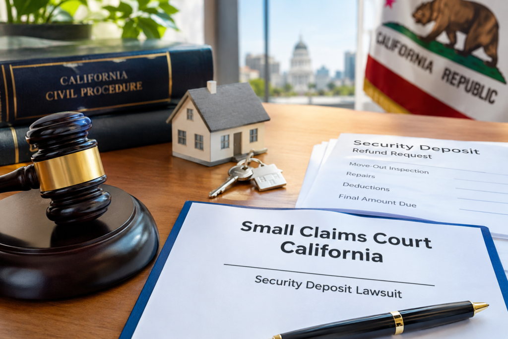 Filing a Security Deposit Lawsuit in California Small Claims Court