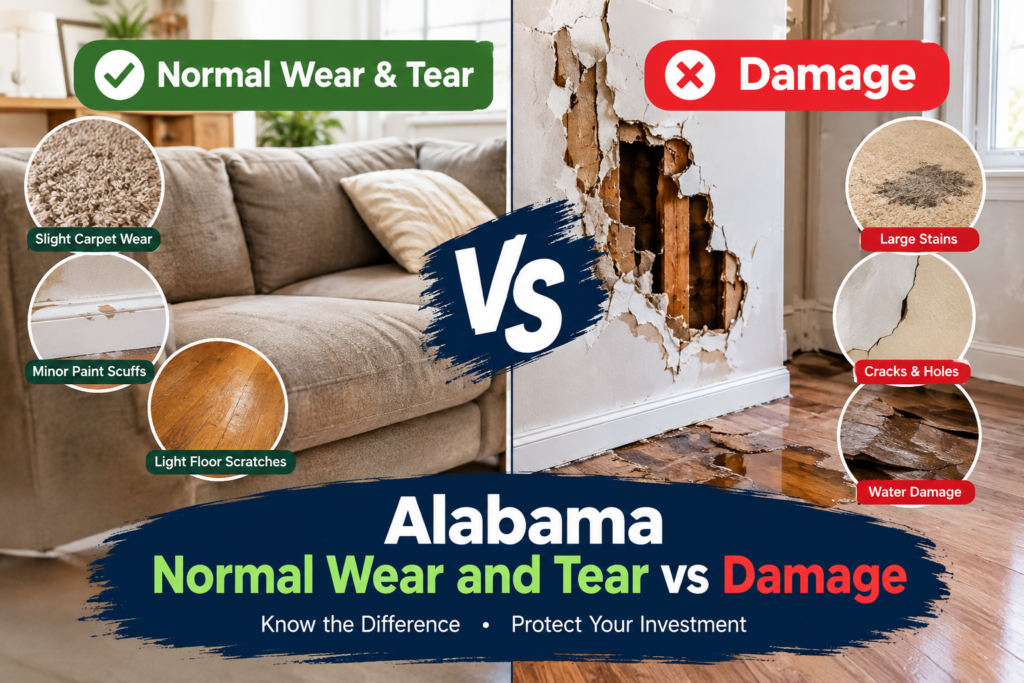 Alabama Normal Wear and Tear vs Damage
