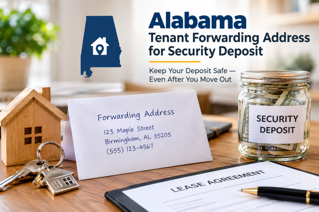 generate high CTR photo for my web blog on keyword:Alabama Tenant Forwarding Address for Security Depo
