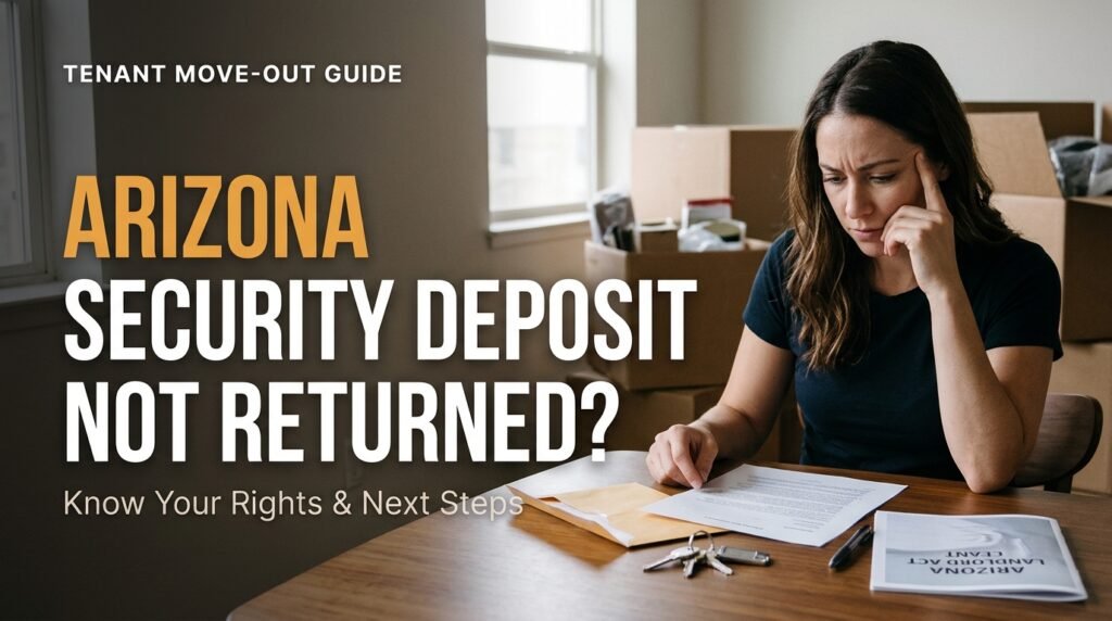 Arizona Security Deposit Not Returned